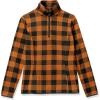 imageAmazon Essentials Womens ClassicFit LongSleeve QuarterZip Polar Fleece Pullover Jacket  Discontinued ColorsBlack Orange Buffalo Plaid