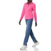 imageAmazon Essentials Womens ClassicFit LongSleeve QuarterZip Polar Fleece Pullover Jacket  Discontinued ColorsPink