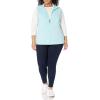 imageAmazon Essentials Womens ClassicFit Sleeveless Polar Soft Fleece Vest Available in Plus SizeAqua Blue
