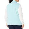 imageAmazon Essentials Womens ClassicFit Sleeveless Polar Soft Fleece Vest Available in Plus SizeAqua Blue