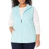 imageAmazon Essentials Womens ClassicFit Sleeveless Polar Soft Fleece Vest Available in Plus SizeAqua Blue
