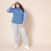 imageAmazon Essentials Womens ClassicFit Sleeveless Polar Soft Fleece Vest Available in Plus SizeBlue Heather