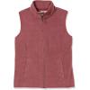 imageAmazon Essentials Womens ClassicFit Sleeveless Polar Soft Fleece Vest Available in Plus SizeBurgundy Heather