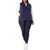 imageAmazon Essentials Womens ClassicFit Sleeveless Polar Soft Fleece Vest Available in Plus SizeNavy
