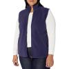 imageAmazon Essentials Womens ClassicFit Sleeveless Polar Soft Fleece Vest Available in Plus SizeNavy