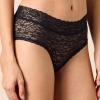 imageAmazon Essentials Womens Comfortable Lace Stretch Hipster Underwear Pack of 4Black