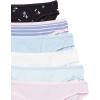 imageAmazon Essentials Womens Cotton Bikini Brief Underwear Available in Plus Size MultipacksBlack FloralBlueDitsy FloralLight PinkStripeWhite