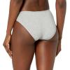 imageAmazon Essentials Womens Cotton Bikini Brief Underwear Available in Plus Size MultipacksBlackGrey HeatherLight PinkWhite
