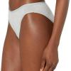 imageAmazon Essentials Womens Cotton Bikini Brief Underwear Available in Plus Size MultipacksBlackGrey HeatherLight PinkWhite