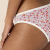 imageAmazon Essentials Womens Cotton Bikini Brief Underwear Available in Plus Size MultipacksGreyPinkFlowers