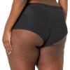 imageAmazon Essentials Womens Cotton Boyshort Underwear Available in Plus Size Pack of 5Black