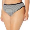 imageAmazon Essentials Womens Cotton High Leg Brief Underwear Available in Plus Size Breathable MultipacksBasic Colors