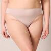 imageAmazon Essentials Womens Cotton High Leg Brief Underwear Available in Plus Size Breathable MultipacksBeigeBlackGrey HeatherWhite