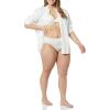 imageAmazon Essentials Womens Cotton High Leg Brief Underwear Available in Plus Size Breathable MultipacksMulticolorDitsy FloralFloral