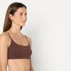 imageAmazon Essentials Womens Cotton Jersey Pull on Scoop Bralette Pack of 2BlackRich Hazel