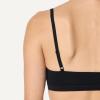 imageAmazon Essentials Womens Cotton Jersey Pull on Scoop Bralette Pack of 2BlackWashed Bronze