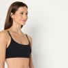 imageAmazon Essentials Womens Cotton Jersey Pull on Scoop Bralette Pack of 2BlackWashed Bronze