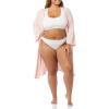 imageAmazon Essentials Womens Cotton and Lace Bikini Underwear Pack of 4BlackPinkLight Grey Marl