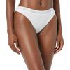imageAmazon Essentials Womens Cotton and Lace Bikini Underwear Pack of 4BlackPinkLight Grey Marl