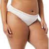 imageAmazon Essentials Womens Cotton and Lace Bikini Underwear Pack of 4Bright WhitePale PinkMauve