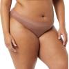 imageAmazon Essentials Womens Cotton and Lace Bikini Underwear Pack of 4Salmon PinkBrownLight Rose