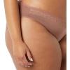 imageAmazon Essentials Womens Cotton and Lace Bikini Underwear Pack of 4Salmon PinkBrownLight Rose