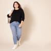 imageAmazon Essentials Womens Crewneck Sweater 100 Cotton Plus Size AvailableBlack