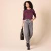 imageAmazon Essentials Womens Crewneck Sweater 100 Cotton Plus Size AvailableBurgundy