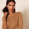 imageAmazon Essentials Womens Crewneck Sweater 100 Cotton Plus Size AvailableCamel Heather
