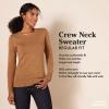 imageAmazon Essentials Womens Crewneck Sweater 100 Cotton Plus Size AvailableCharcoal Heather