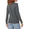 imageAmazon Essentials Womens Crewneck Sweater 100 Cotton Plus Size AvailableCharcoal Heather