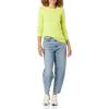 imageAmazon Essentials Womens Crewneck Sweater 100 Cotton Plus Size AvailableLime Green