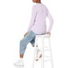 imageAmazon Essentials Womens Crewneck Sweater 100 Cotton Plus Size AvailablePastel Lilac