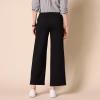 imageAmazon Essentials Womens Dressy Cropped Wide Leg PullOn PantsBlack