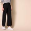 imageAmazon Essentials Womens Dressy Cropped Wide Leg PullOn PantsBlack
