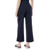 imageAmazon Essentials Womens Dressy Cropped Wide Leg PullOn PantsNavy