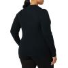 imageAmazon Essentials Womens Fine Gauge Stretch Polo Ribbed Cardigan Previously Daily RitualBlack