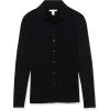 imageAmazon Essentials Womens Fine Gauge Stretch Polo Ribbed Cardigan Previously Daily RitualBlack