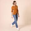 imageAmazon Essentials Womens Fine Gauge Stretch Polo Ribbed Cardigan Previously Daily RitualDark Caramel