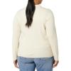 imageAmazon Essentials Womens Fine Gauge Stretch Polo Ribbed Cardigan Previously Daily RitualSand Heather