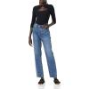 imageAmazon Essentials Womens Fine Rib Long Sleeve Cutout Bodysuit Previously Daily RitualBlack