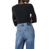 imageAmazon Essentials Womens Fine Rib Long Sleeve Cutout Bodysuit Previously Daily RitualBlack
