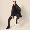 imageAmazon Essentials Womens Fisherman Cable Turtleneck Sweater Available in Plus SizeBlack