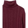 imageAmazon Essentials Womens Fisherman Cable Turtleneck Sweater Available in Plus SizeBurgundy