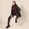 imageAmazon Essentials Womens Fisherman Cable Turtleneck Sweater Available in Plus SizeBurgundy