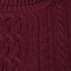 imageAmazon Essentials Womens Fisherman Cable Turtleneck Sweater Available in Plus SizeBurgundy