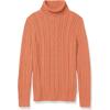 imageAmazon Essentials Womens Fisherman Cable Turtleneck Sweater Available in Plus SizeCaramel