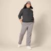 imageAmazon Essentials Womens Fisherman Cable Turtleneck Sweater Available in Plus SizeCharcoal Heather