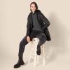 imageAmazon Essentials Womens Fisherman Cable Turtleneck Sweater Available in Plus SizeCharcoal Heather