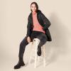 imageAmazon Essentials Womens Fisherman Cable Turtleneck Sweater Available in Plus SizeCoral Pink